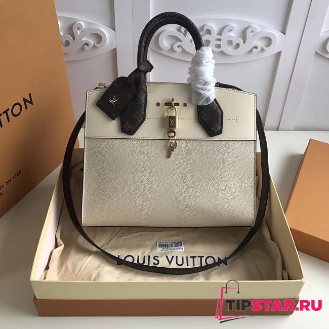 Louis Vuitton City Steamer MM M55062 White - 1