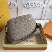 Louis Vuitton Montaigne MM Monogram Empreinte Leather M41048 - 5