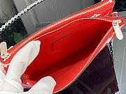 Louis Vuitton Escale Pochette Double Zip M69124 Red  - 5