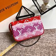 Louis Vuitton Escale Mini Pochette Accessoires Pastel M69269 Red  - 5