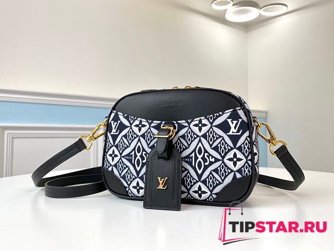 Louis Vuitton Denim Camera Bag M45528 Black  - 1