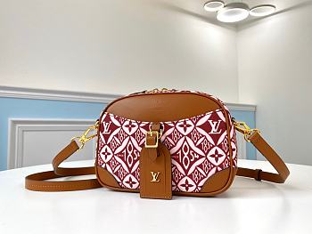 Louis Vuitton Denim Camera Bag M45528 Brown