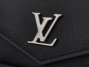 Louis Vuitton Soft Calfskin My Lockme Chain Bag BB Black M69183 - 6
