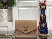 Louis Vuitton Soft Calfskin My Lockme Chain Bag BB Apricot M69183 - 1