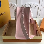 Louis Vuitton Lockme Tote MM Bag in Grainy Calfskin M55846 Pink  - 3