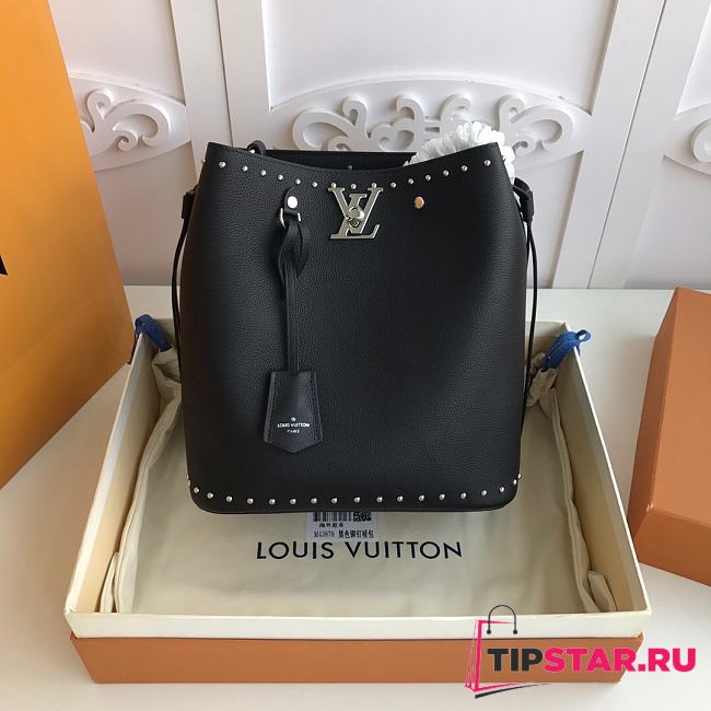 Louis Vuitton Black Lockme Bucket Bag M43878 - 1