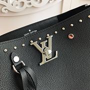 Louis Vuitton Black Lockme Bucket Bag M43878 - 2