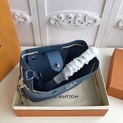 Louis Vuitton Lockme Bucket Bag M51413 Blue  - 6