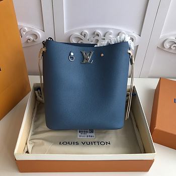 Louis Vuitton Lockme Bucket Bag M51413 Blue 