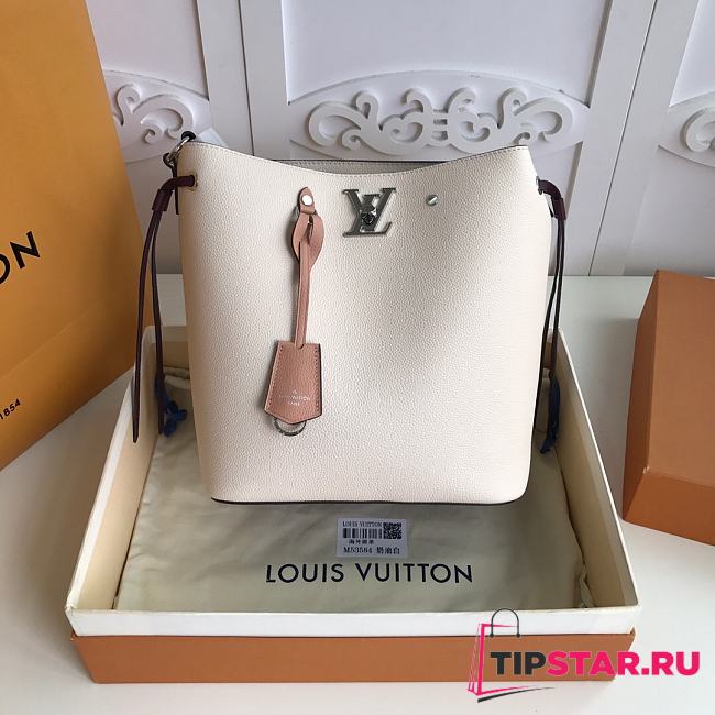 Louis Vuitton Lockme Bucket Bag M53584 White - 1