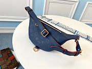 LV Monogram Empreinte Bumbag M44812 Deep Blue  - 4