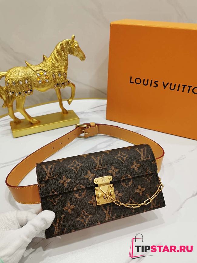 Louis Vuitton S Lock Belt Pouch MM M68549 - 1