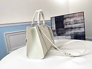 Louis Vuitton White Lockme Tote PM Bag M55817  - 4