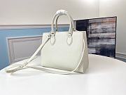 Louis Vuitton White Lockme Tote PM Bag M55817  - 3