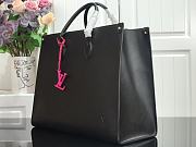 Louis Vuitton Onthego MM Bag Epi M56080 Black  - 3