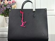 Louis Vuitton Onthego MM Bag Epi M56080 Black  - 1