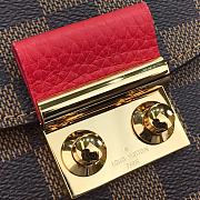 Louis Vuitton Croisette Chain Wallet Damier Ebene N60288 Brown - 2