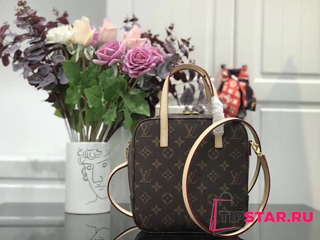 Louis Vuitton Spontini Tote Bag Monogram Canvas M47500  - 1