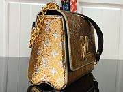 Louis Vuitton Sequin Twist MM Bag M50280 Gold  - 4