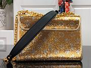 Louis Vuitton Sequin Twist MM Bag M50280 Gold  - 5