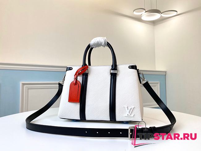 Louis Vuitton Twist Tote Bag Epi Leather M55613 White  - 1