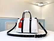 Louis Vuitton Twist Tote Bag Epi Leather M55613 White  - 1