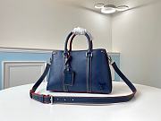 Louis Vuitton Twist Tote Bag Epi Leather M55613 Deep Blue  - 1