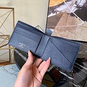  Louis Vuitton Multiple Wallet Damier Graphite Canvas in Blue N60434 - 4