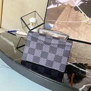 Louis Vuitton Pocket Organizer Black Damier Graphite 3D Coated Canvas N60441 - 6