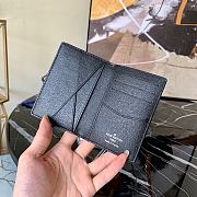 Louis Vuitton Pocket Organizer Black Damier Graphite 3D Coated Canvas N60441 - 3