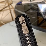 Louis Vuitton Men's Zippy Wallet Vertical in Damier 3D Leather N60442 Aqua Green - 2