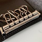 Louis Vuitton Monogram Canvas 6 Key Holder Key Ring Armagnag M62630 in Black - 5