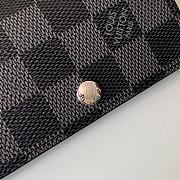 Louis Vuitton Damier Canvas 6 Key Holder Key Ring Armagnag M62662 in Black - 3
