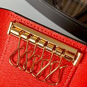 Louis Vuitton Monogram Canvas 6 Key Holder Key Ring Armagnag M60701 Red - 5