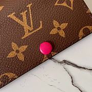 Louis Vuitton Monogram Canvas 6 Key Holder Key Ring Armagnag M60701 Rose Red - 5