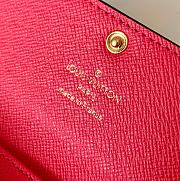 Louis Vuitton Monogram Canvas 6 Key Holder Key Ring Armagnag M60701 Rose Red - 2