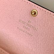 Louis Vuitton Monogram Canvas 6 Key Holder Key Ring Armagnag M60701 Pink - 2