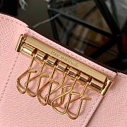 Louis Vuitton Monogram Canvas 6 Key Holder Key Ring Armagnag M60701 Pink - 3