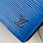 Louis Vuitton Brazza Wallet Epi Leather in Blue M80788 - 4