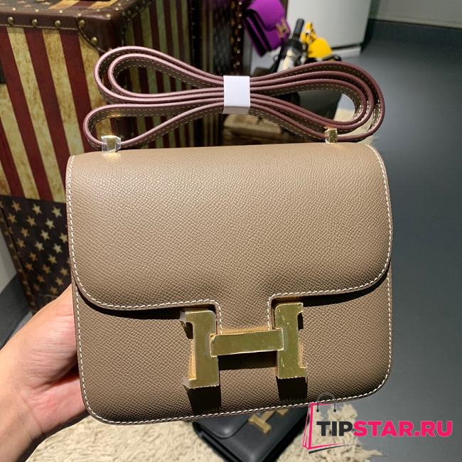 Hermès Constance Mini Elephant Gray Bag - 19 cm - 1