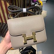 Hermès Constance Mini Asphalt Gray Bag - 19 cm - 1