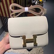 Hermès Constance Mini Milkshake White Bag - 19 cm - 1