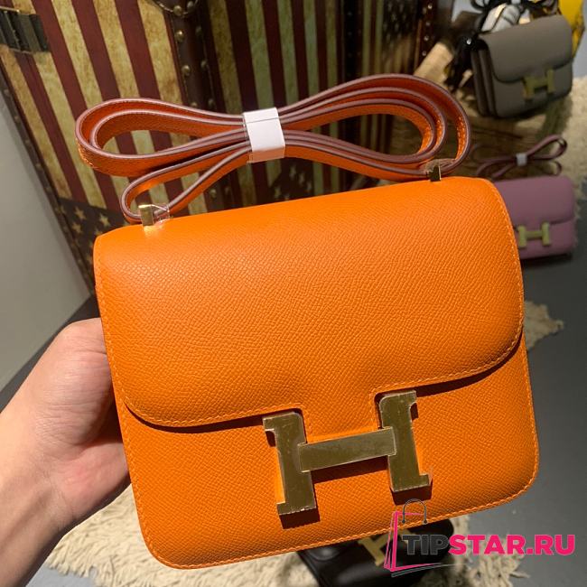 Hermès Constance Mini Orange Bag - 19 cm - 1