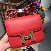 Hermès Constance Mini Red Bag - 19 cm - 1
