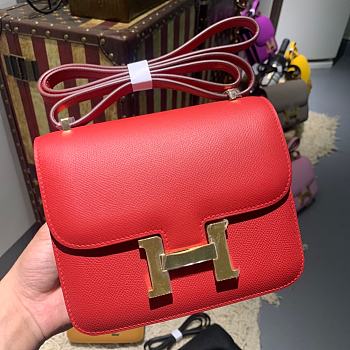 Hermès Constance Mini Red Bag - 19 cm