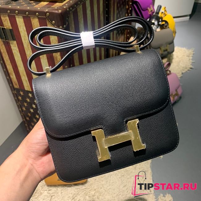 Hermès Constance Mini Black Bag - 19 cm - 1