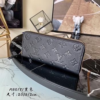 Louis Vuitton Monogram Empreinte Clemence Wallet M60171