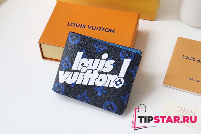 Louis Vuitton Multiple Wallet Monogram Other in Blue M80850 - 1