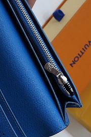 Louis Vuitton Brazza Wallet M80801 Blue - 5