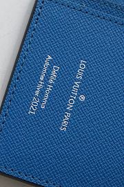 Louis Vuitton Brazza Wallet M80801 Blue - 6